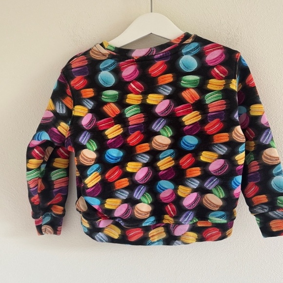 Kids Zara Terez Colorful Macaron Print Kids Sweatshirt 4 - Picture 5 of 5